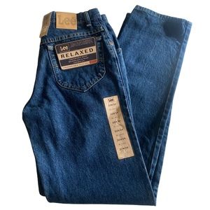 Lee Dark Stone Relaxed Fit Tappered Leg Denim Dad Jean 30 x 34